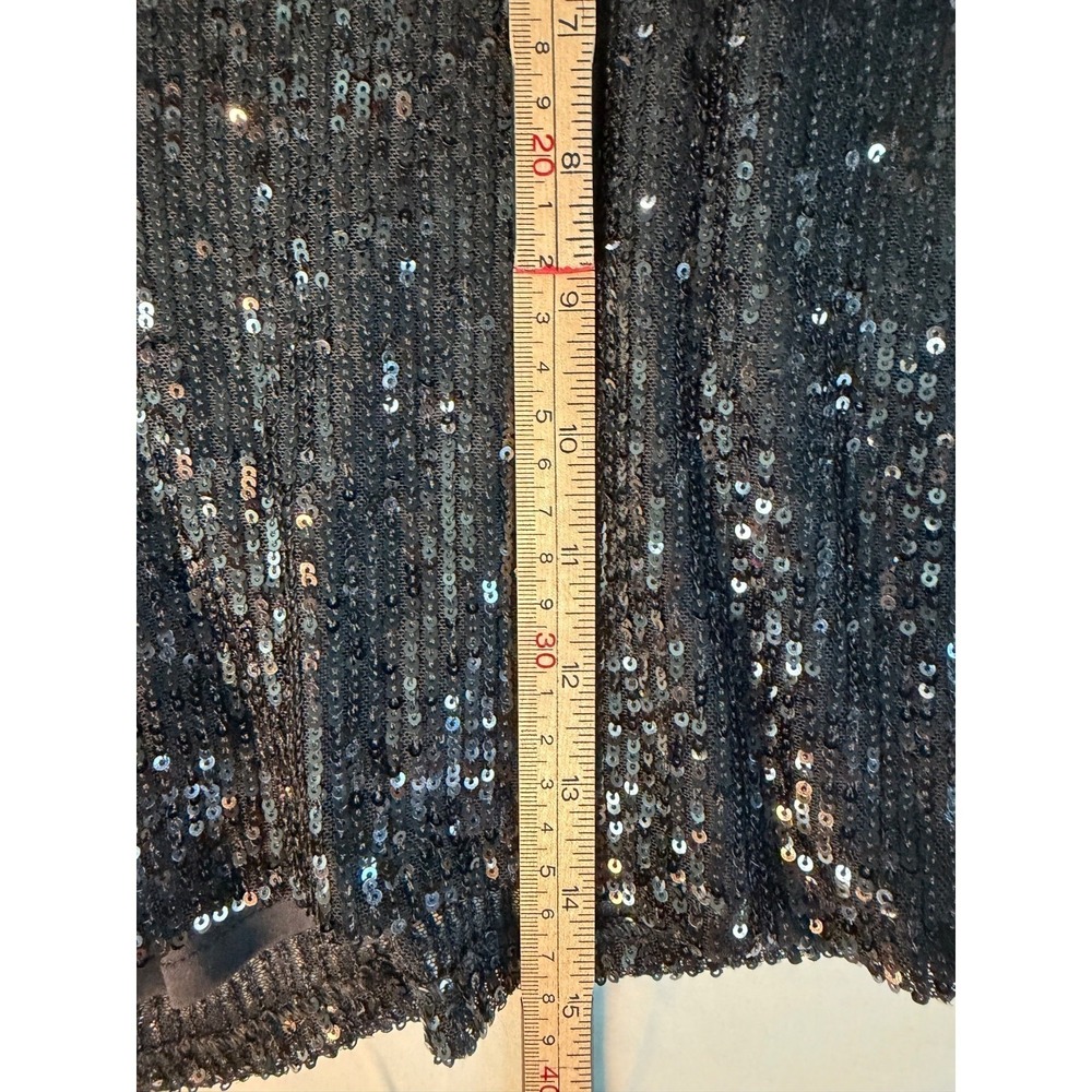 Sequin shorts by Express sz M cocktail party black tie evening wear NWT - Picture 3 of 6